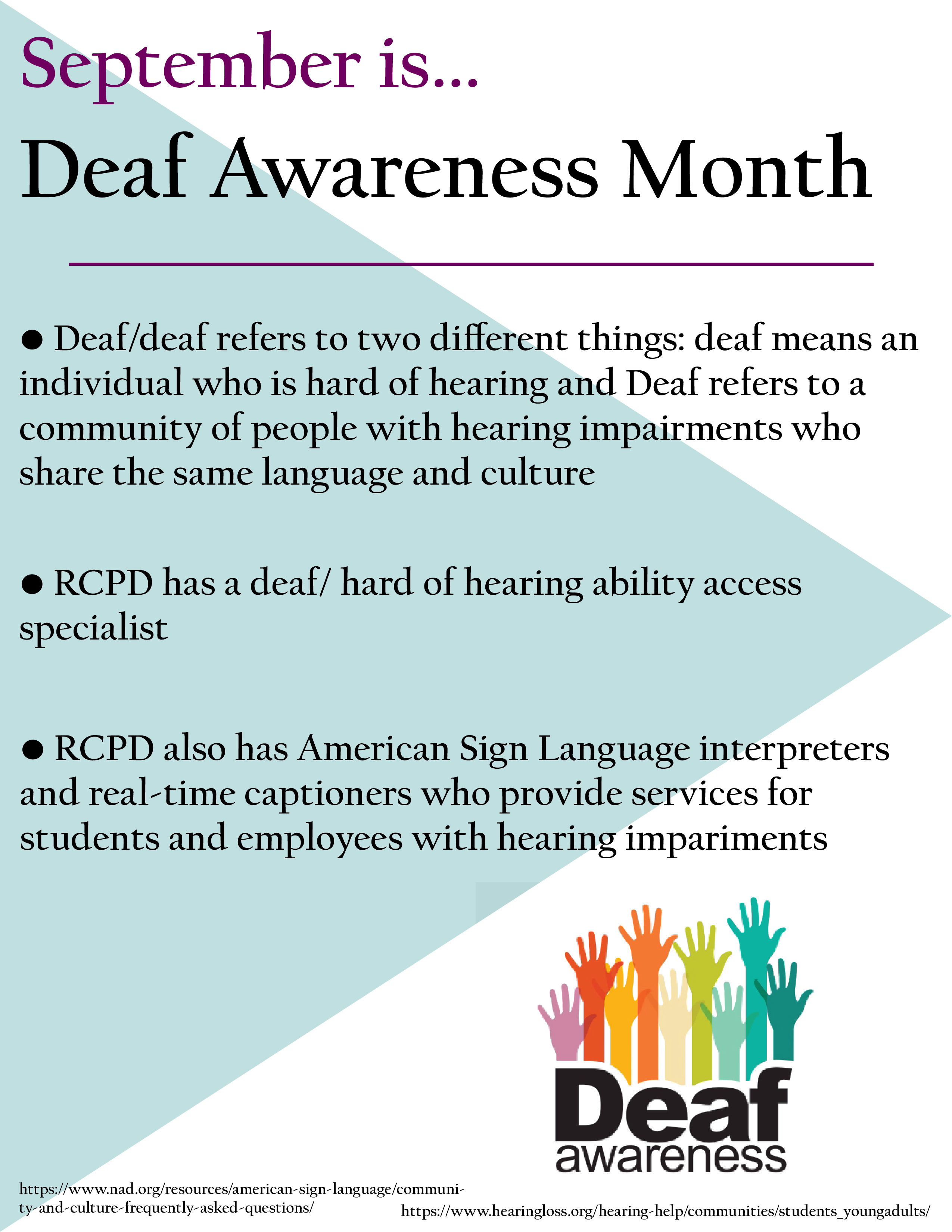 Deaf Awareness Month